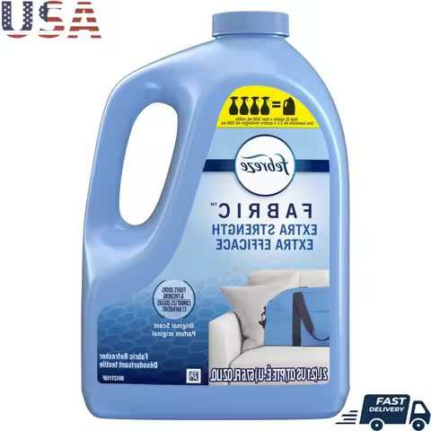 Extra Strength Fabric Spray Air Freshener 67.6 fl oz Odor Eliminator Multi Surface Fresh Linen Scent