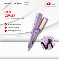 Swiss Thomas Egg Roll Kerinting Rambut Curling Iron 32MM Water Wave Hair Curler Negative lon Curly H