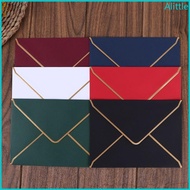 Solid Color Envelope 7'' x 5'' Vintage Bronzing Envelope for Baby Shower Wedding