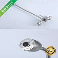 Stainless Steel Wall Mounted Kitchen Faucet Wall Kitchen Mixers Kitchen Sink Tap 360 Degree Swivel