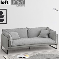 Fabric Sofa – MALINI Mountain Grey 3 Seater