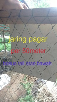 jaring pagar ayam bahan PER 50meter