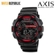 AXIS Sports Black Rubber Watch For Men AP1345-0214