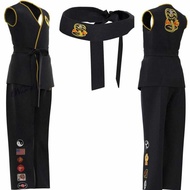 Adult Kids Cobra Kai Cosplay Costume Karate Uniform Anime Kids Children Tank Top Pants Outfit