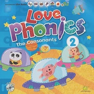 LOVE Phonics 2 The Consonants：認識子音(一書+2CD+1DVD+1海報+1手冊) 作者：東西圖書編輯部