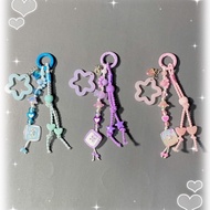 GANTUNGAN Button Bag Charm - Aesthetic Button Keychain Bag Hanger