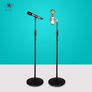 Fenteer Floor Mic Stand Convenient Vertical Mic Stand for Live Singing Performance