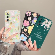 Huawei P30 Lite Nova 5T Nova 3i Nova 7i Y6P Y7A Y6 Pro Y7 Pro 2019 Y9S Painting nice flowers Soft Si