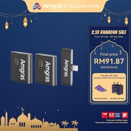 Amgras SoundMeta Ⅱ Pro Portable Noise-Cancelling Microphone for Sing YouTube/Facebook/Live Stream/Vl