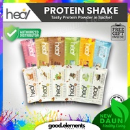 HEAL PROTEIN SHAKE SACHET Powder Pack Whey Protein/Pea Protein/Plant Based Vegan Protein Shake