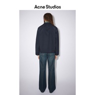 Acne Studios Men's Loose Fit Pure Cotton Multi-Pocket Long Sleeve Cargo Jacket