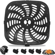 Air Fryer Replacement Tray for Gourmia GAF856 GAF826 Air Fryer, Nonstick 9.8''*9.8'' square Air Frye