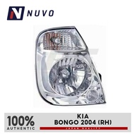 NUVO HEAD LAMP KIA BONGO 92101-4E000W RH (WHITE) 2004 223-1117-LD RH 1pc