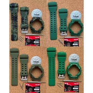 Green G Sh0ck GA100 GA110 GA120 GD100 GD120 GD140 Watch Strap and Bezel Replacement
