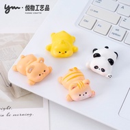 Cute Animal Lying Ornament Creative DIY  Miniature Landscape Car Decoration Desk Decoration Crafts