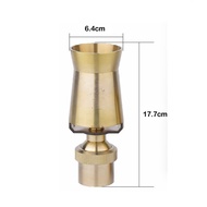 หัวน้ำพุทรงต้นสน ทองเหลืองหนาแท้ ขนาด 1/2  1 นิ้ว #FC017