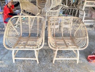 🍋เก้าอี้หวายแท้รุ่น Hanna รวมเบาะ🥑Rattan chair