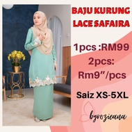 LUVLA Kurung Lace Safaira Baju Raya 2023 Muslimah Fashion PLUS SIZE XS-5XL