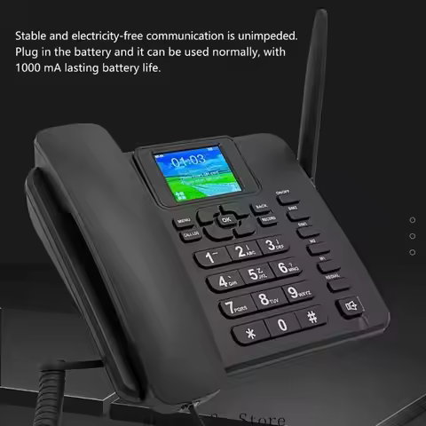 E8BE 2G Desk Telephone with Full Netcom Capability and Power Backup Home Phone