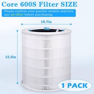 💥 ต้นฉบับ แล้วก็ ของแท้ 💥 สำหรับ แผ่นกรอง ไส้กรองอากาศ Levoit Core 600S air purifier Filter HEPA&Act