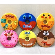 Donut Character Pillow - Cute Lotso Sponge Pokemon Character Donut Sofa Pillow koko