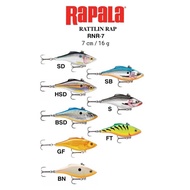 LURE RATTLIN RAPALA BAIT/ RNR-07, 7cm 16 gram/ Rapala Lure