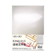 [King PLAZA] Haha A4 L-Shaped File Case 12pcs F-E-015 E310 File Storage L-Shaped Transparent File Fo