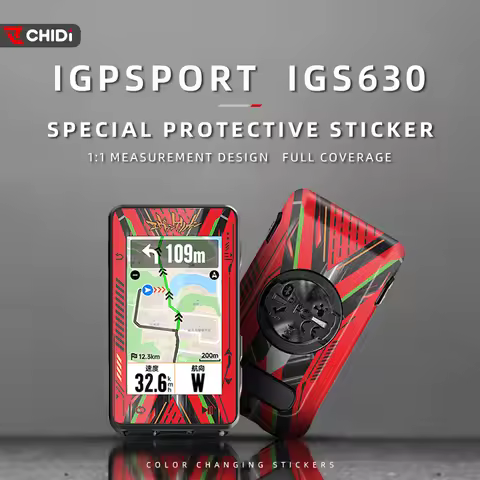 For IGPSPORT IGS630 Bike GPS touch screen decorative sticker Waterproof and scratch-resistant person