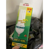 Le Huy fluorescent compact light bulb (CFL), capacity 55W.