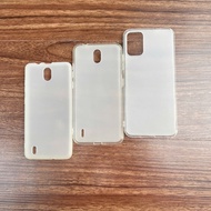 Nokia C01 Plus/ C2/ C32 soft white silicone case, matte and impact resistant