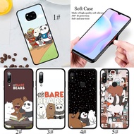 CY100 we bare bears Soft Case for Xiaomi Redmi Note 5 6 Pro Plus 5A 6A