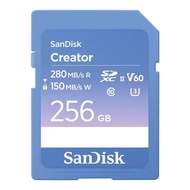 256 GB SD CARD (เอสดีการ์ด) SANDISK CREATOR SD UHS-II CARD (SDSDXEP-256G-GNCIS) เมมโมรี่การ์ด