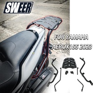 SWEER For Yamaha 21-24 AEROX155 NVX AEROSPORT X 4th Gen Carbon Steel Motorcycle Rear Rack Heavy Duty