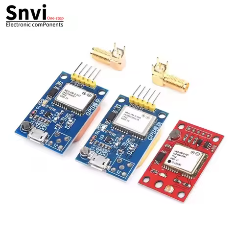 GPS Module NEO-6M/7M/8M Satellite, Compatible with 51 Single-Chip Microcomputer, STM32, Arduino and 