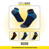 CITRUSOX Badminton Cushioned Ankle Socks (25-28 cm fits EU41-45) #1516