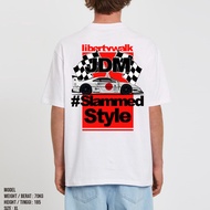 JDM LIBERTY WALK SLAMMED FERRARI F40 LBWK Kaos Baju T-shirt 100% Cotton Unisex Stylish Cool Casual