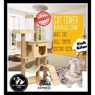 Premium Large Cat Tree Cat Condo Bed Scratcher House Cat Tower Hammock Cat Tree / Cat Scratcher / Cat House / Cat Bed