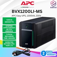 APC BVX1200LI-MS / BX1200MI-MS APC Easy UPS, 1200VA, Tower, 230V, 4 Universal + 1 IEC C13 outlets,AV