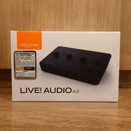 門市全新現貨‼️ Creative Live! Audio A3 支援高解析度錄音和播放功能的 USB 音訊音效卡