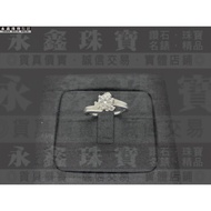 GIA Diamond Ring 0.33 Ct H/SI1/3EX/Hearts And Arrows With Diamonds 3P About 12 Points m1914