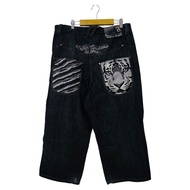 Barefox Y2K Tiger Denim Baggy Pants - vintage bare fox jeans