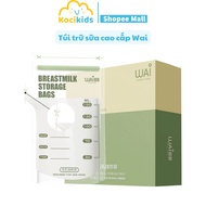 Túi trữ sữa Wai 100ml, 150ml, 200ml - hộp 30 túi có vòi rót tiện lợi, an toàn