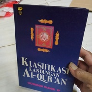 KLASIFIKASI KANDUNGAN AL-QURAN-CHOIRUDDIN HADHIRI SP