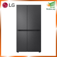 LG GC-B257KQJW | 655l Side by Side Fridge in Essence Matte Black