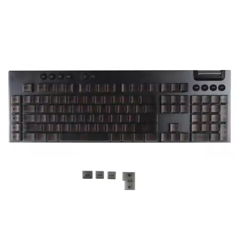 YMDK Blank Transparent PC Material Backlit Keycap DIY Compatible for Logitech G813 G815 G913 G915 G9