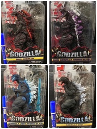 โมเดลซอฟ ก็อตซิลล่า งานแท้ ( Godzilla ) 4 แบบ ขยับได้ทุกข้อส่วน ความสุงประมาณ 17 cm