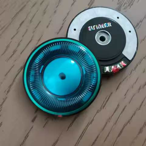 ELFINEAR Azure Drive 50mm High Value N52 Driver 32Ω 120dB for DIY Headphone Mod, Includes Free Stain