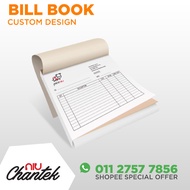 Bill book Print A5 size 2ply bill book custom carbonless bill book printing invoice book custom rece