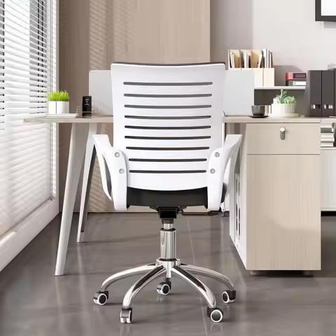 Computer chair home student dormitory swivel ergonomic chair office chair reinforced height adjustab