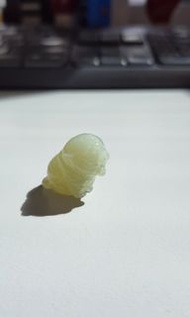 天然和田玉黃口料老虎吊墜